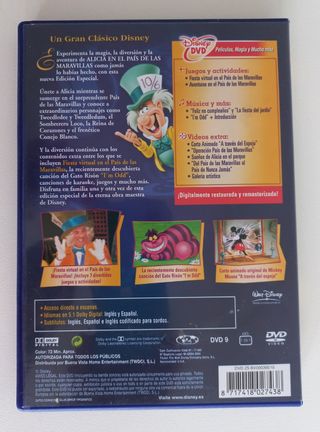 DVD  Alicia en el País de las Maravillas