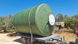 Depósitos 15000L agua poliester aljibes