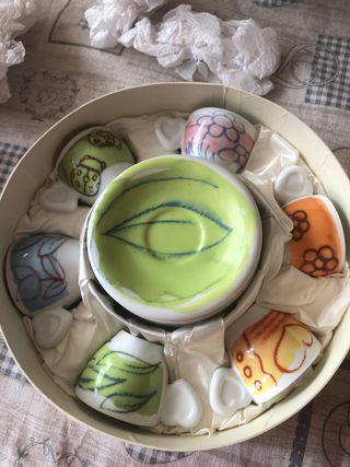 servizio da 6 tazzine da caffè thun nuove scatola