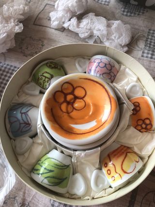 servizio da 6 tazzine da caffè thun nuove scatola