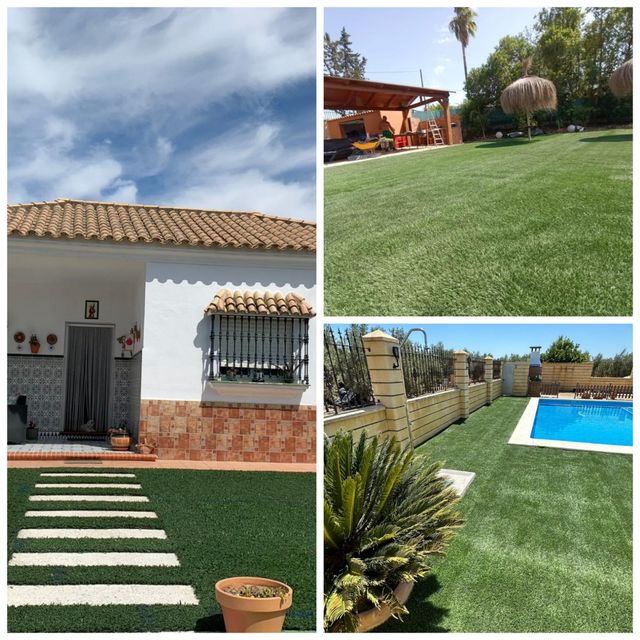 Césped artificial reciclado 