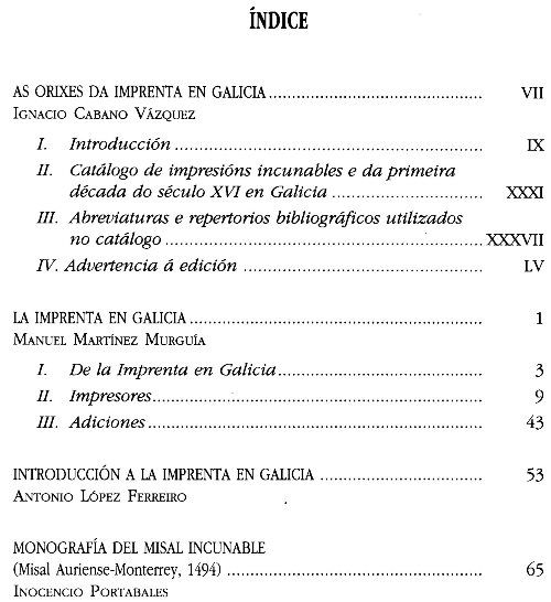 [NUMERADO]. AS ORIXES DA IMPRENTA EN GALICIA. 