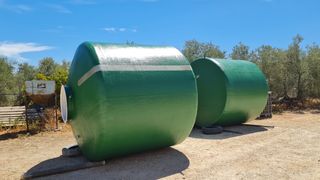 Depósitos cisternas poliester agua