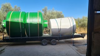 Depósitos cisternas poliester agua