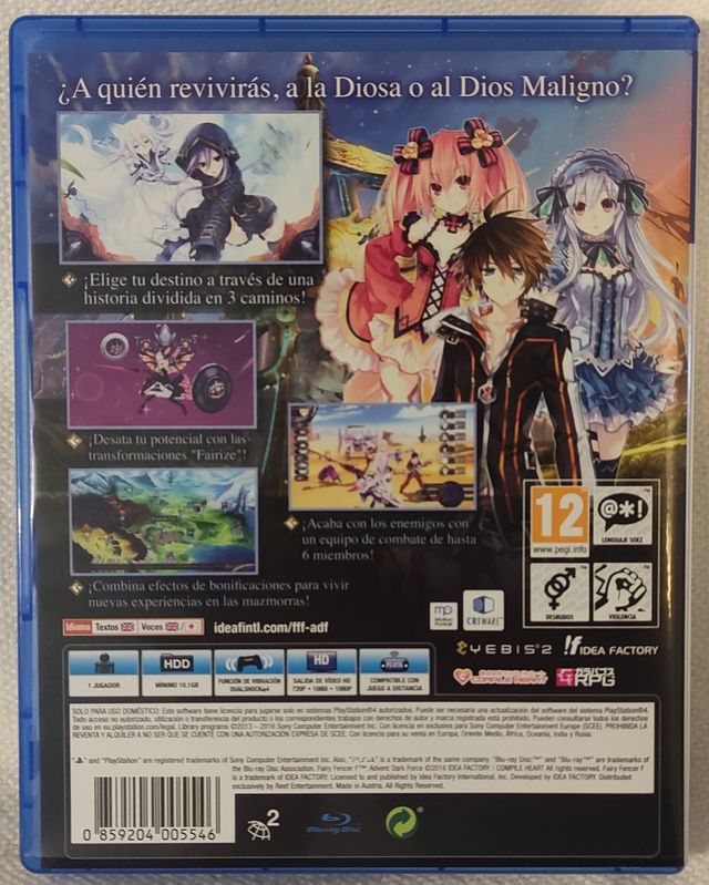 Fairy Fencer F Advent Dark Force PS4