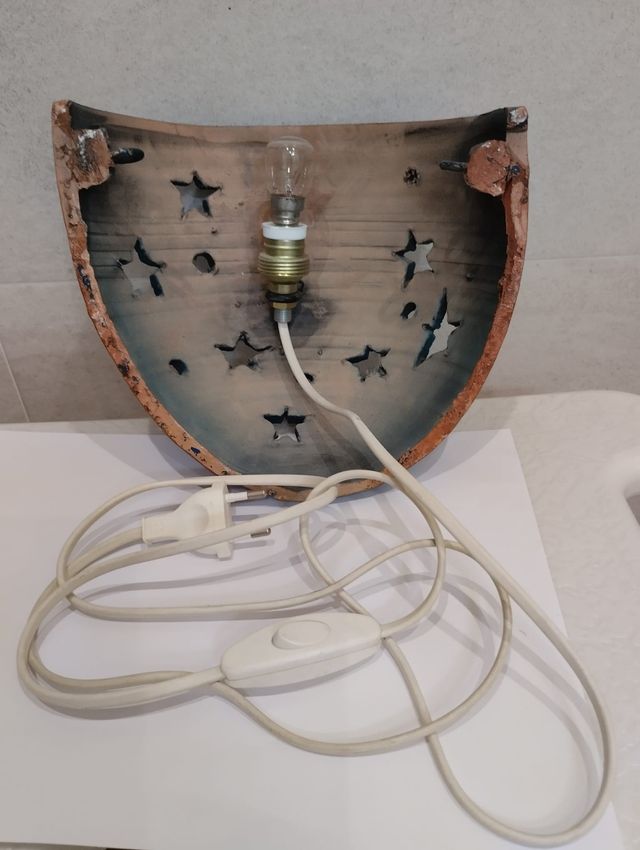 Aplique de pared de cerámica