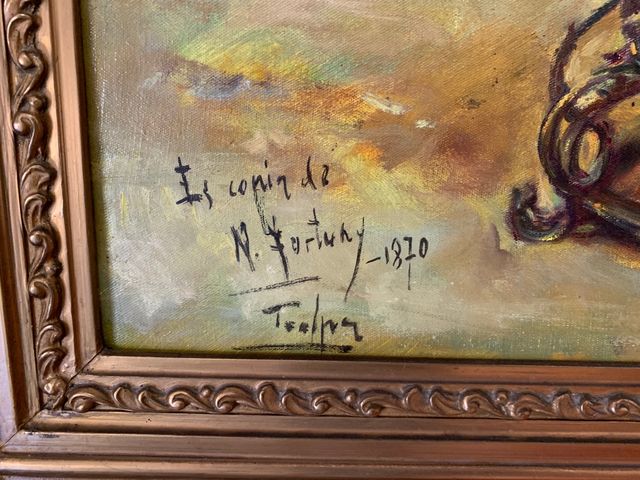 Copia pittorica de La Vicaria, di Mariano Fortuny