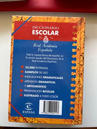 Diccionario escolar Real Academia Española