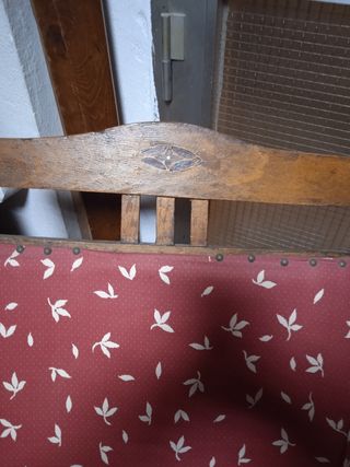 Pareja de mecedora isabelina