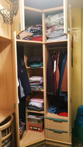 DORMITORIO JUVENIL MADERA HAYA