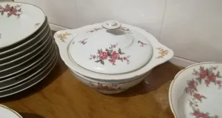 Vajilla Santa Clara de Vigo Antigua