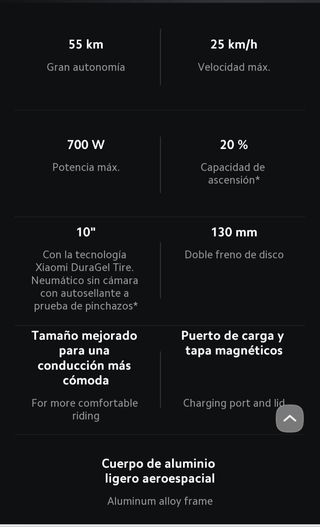 PATINETE ELÉCTRICO XAOMI PRO 4