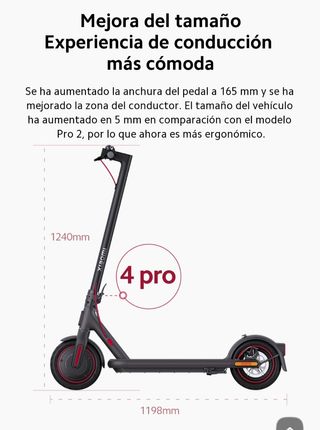 PATINETE ELÉCTRICO XAOMI PRO 4