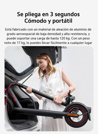 PATINETE ELÉCTRICO XAOMI PRO 4