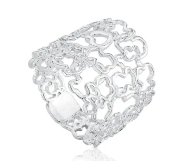 Anillo Plata Anillo Clasico Tous Anillo De Plata Motivo Silueta