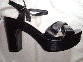 Tacones plataforma: negros