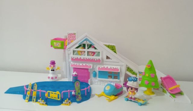 HOT Nieve La Casita De Pin Y Pon Playset Casa De La Nieve
