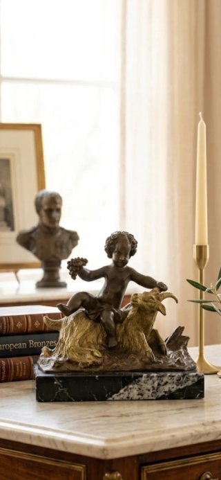 Figura de bronce