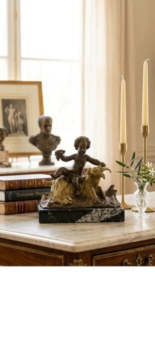 Figura de bronce