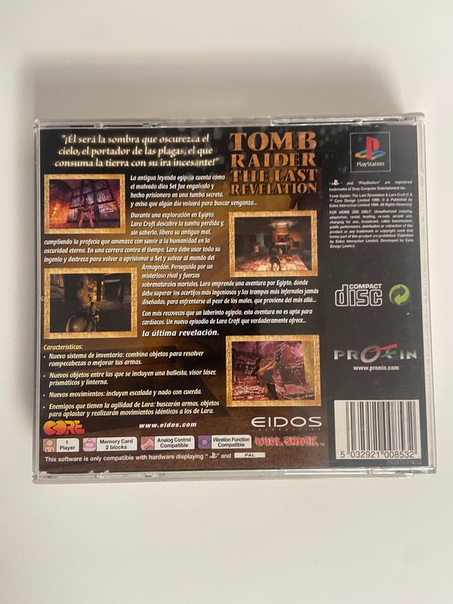 Juego Ps1 Tomb Raider (The Last Revelation)