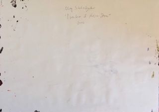 due dipinti ad olio su carta di Parigi