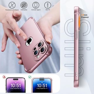 🎁Funda iPhone 14 Pro+2 protectores pantalla