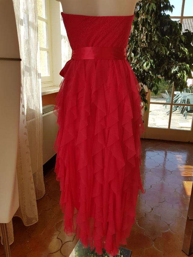 Vestito senza spalline 