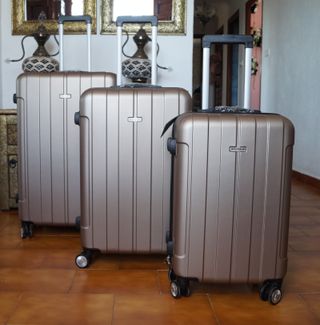3 Maletas Nuevas 100€ + Neceser Champan