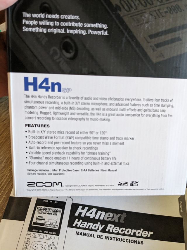 Grabadora ZOOM H4n