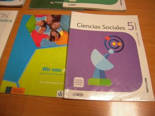 Libros de 5º Primaria / Colegio S. Claudio , León