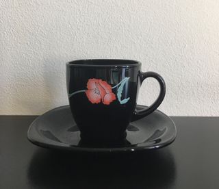 Tazzine caffè con piattino