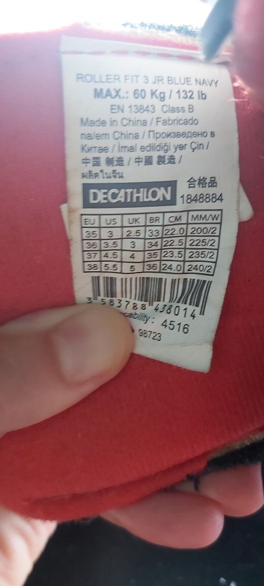 Patines línea juvenil 35-38