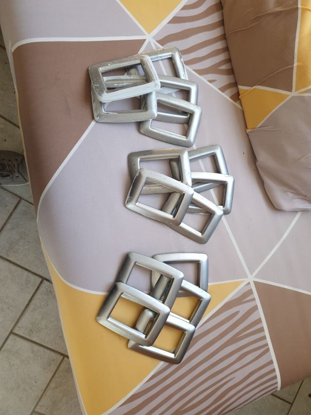 Copri prese grigio-argento