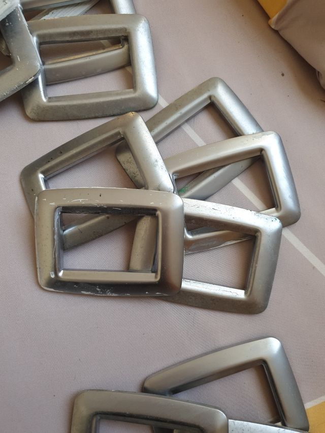 Copri prese grigio-argento