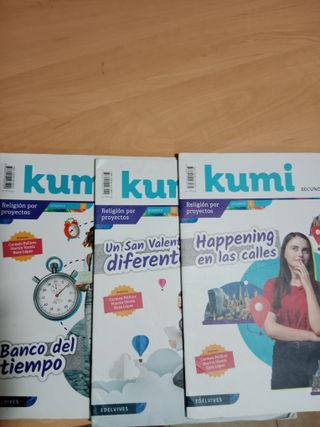Libro religión proyecto Kumi 1, 2,3