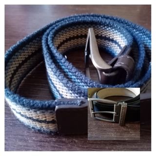 2 Correas caballero talla 42 44 + otra GRATIS