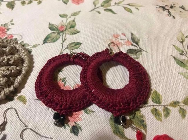 4 PAIA 5€ Orecchini all uncinetto fatti a mano,
