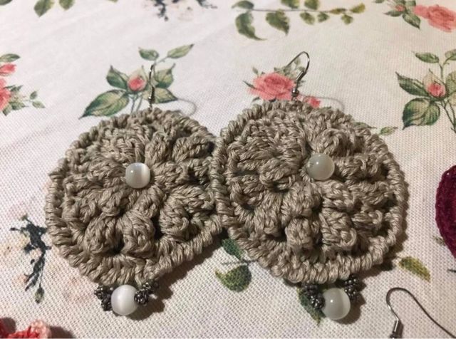 4 PAIA 5€ Orecchini all uncinetto fatti a mano,
