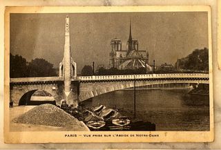 Tarjetas postales antiguas Paris, no circuladas
