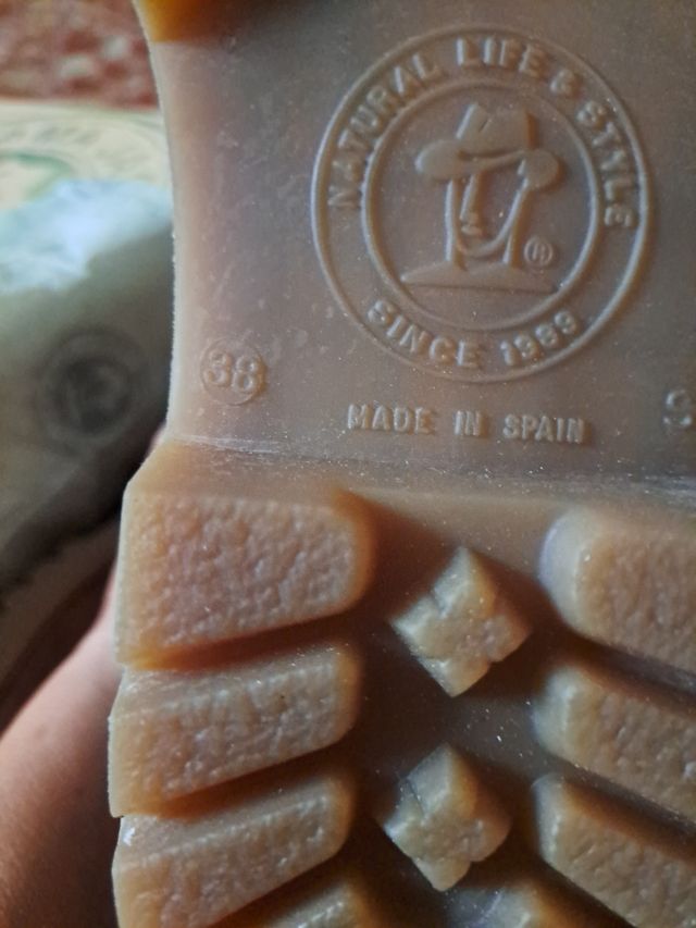 Botas piel para chica 38