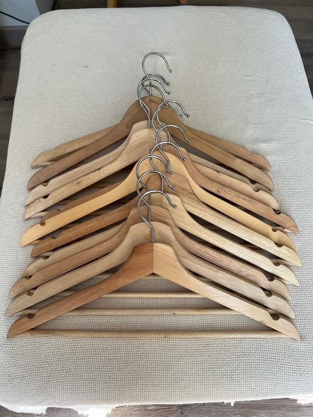 Percha de Madera - 8 unidades