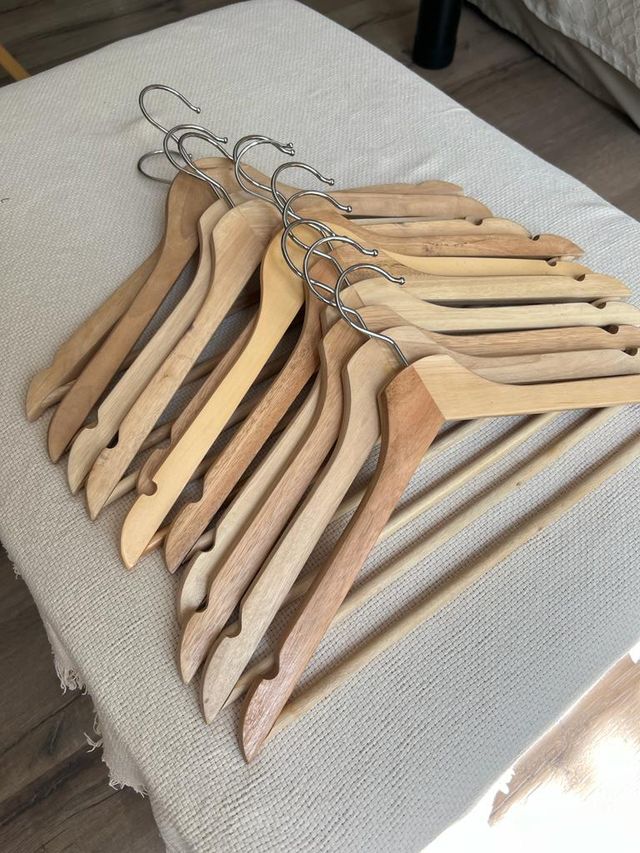 Percha de Madera - 8 unidades