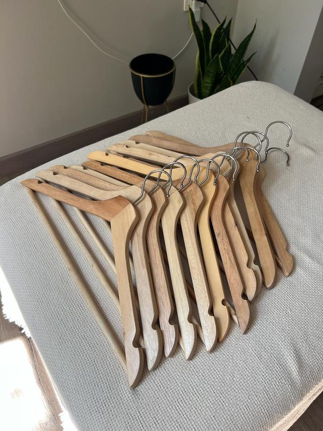 Percha de Madera - 8 unidades