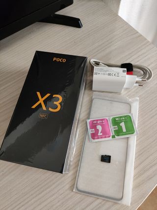 Xiaomi Poco X3 NFC negro fibra de carbono + Regalo