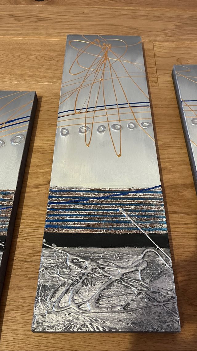 Quadro trittico moderno