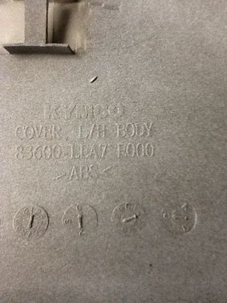 TAPA LATERAL IZQ. BLANCA SUPERDINK 125 - ocasión