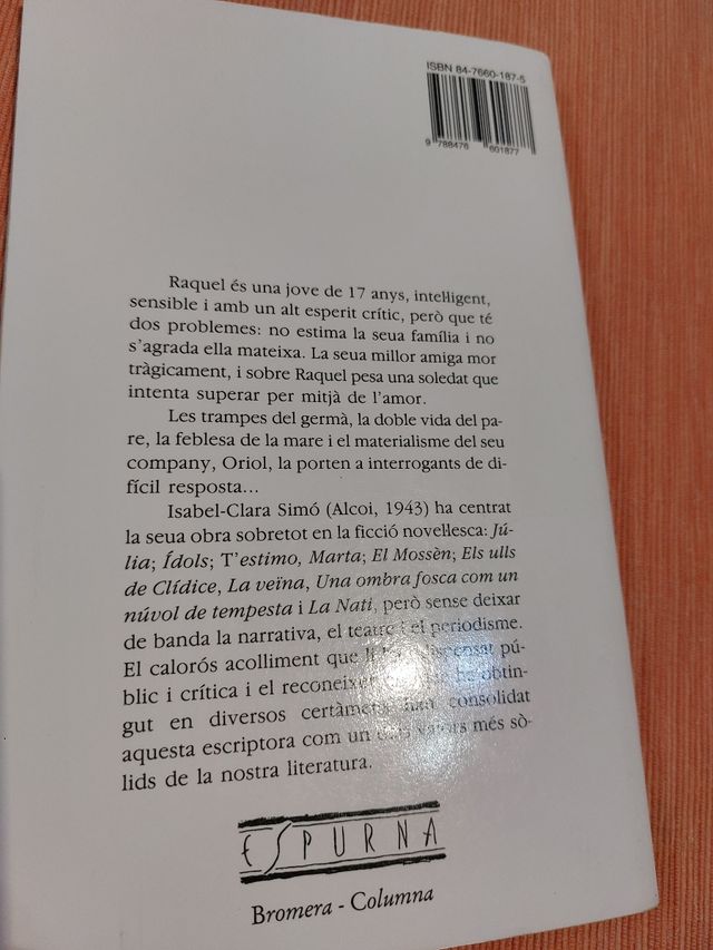Libro "Raquel"