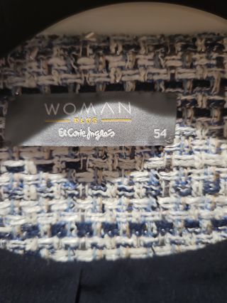 Chaqueta estilo Chanel cuadros