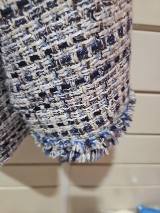 Chaqueta estilo Chanel cuadros