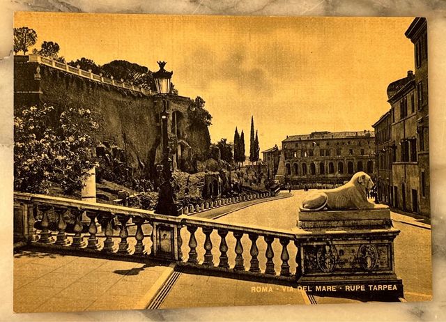 Tarjeta Postal antigua de Roma